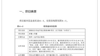 湖南长沙市地下综合管廊PPP项目