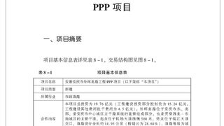 安徽安庆市外环路工程PPP项目