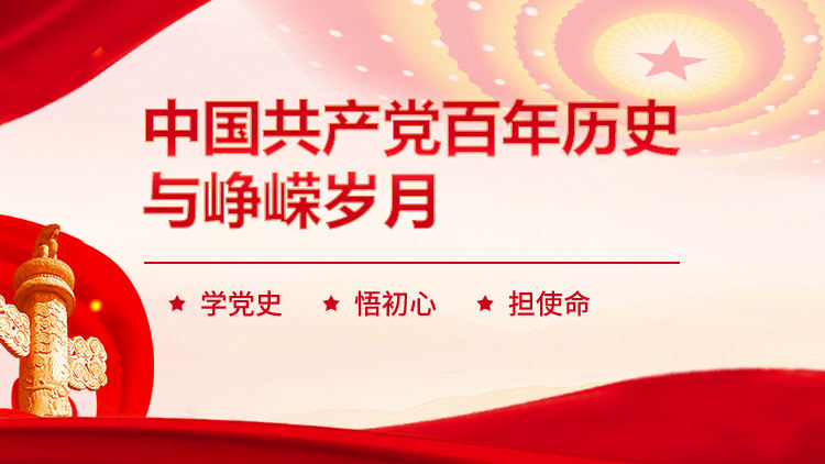中国共产党百年历史与峥嵘岁月