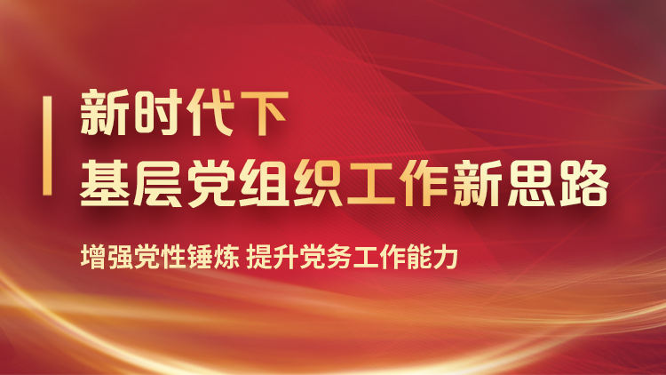 新时代下基层党组织工作新思路