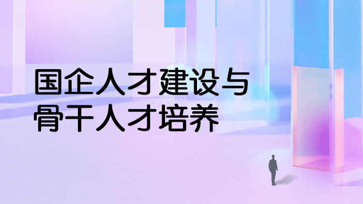 国企人才建设与骨干人才培养