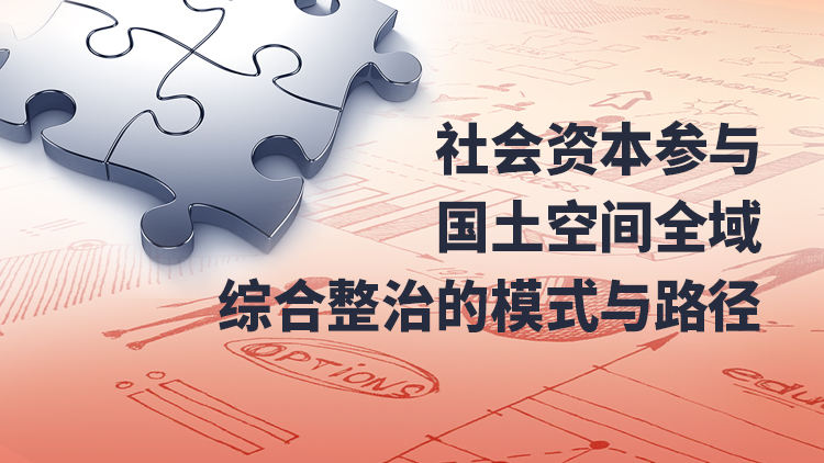 社会资本参与国土空间全域综合整治