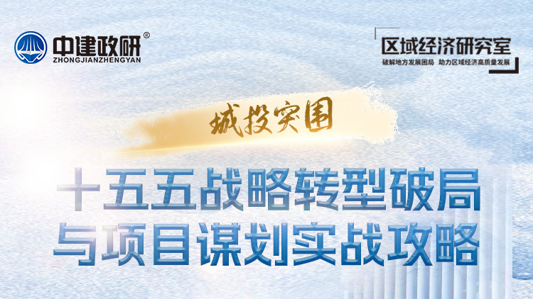城投突围：十五五战略转型破局与项目谋划实战攻略