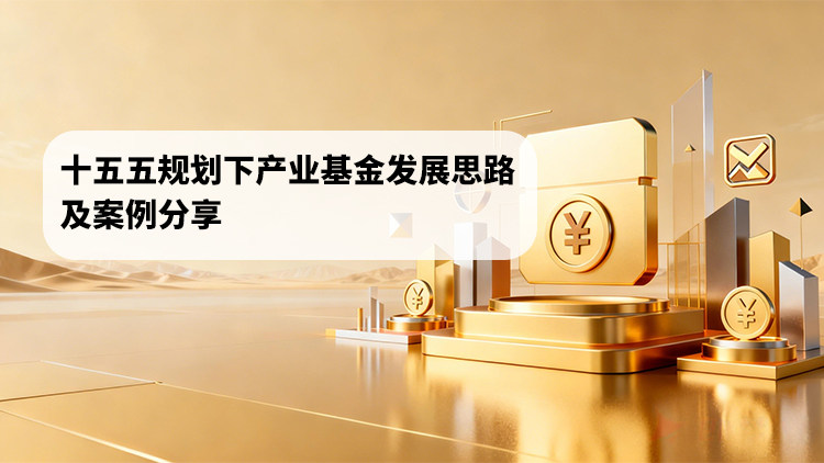 十五五规划下产业基金发展思路及案例分享