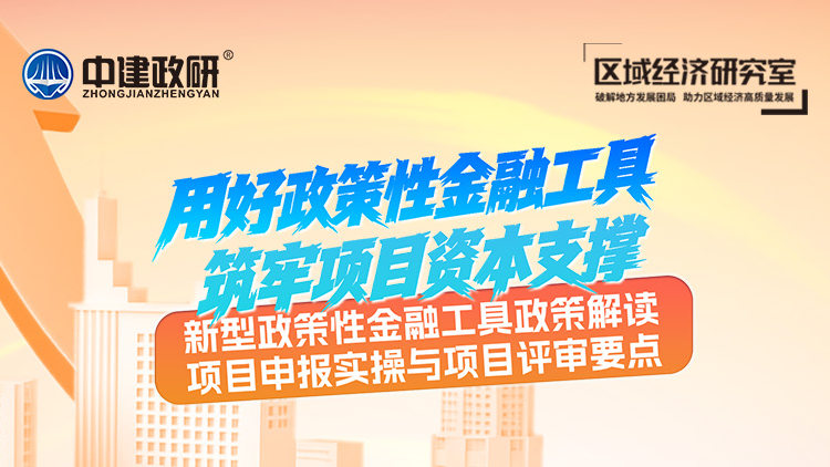 用好政策性金融工具・筑牢项目资本支撑---新型政策性金融工具