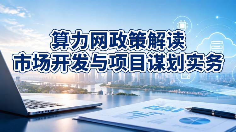 算力网政策解读、市场开发与项目谋划实务